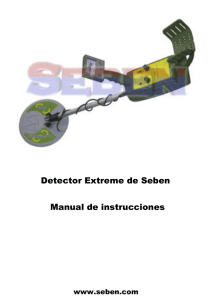 Detector Extreme de Seben Manual de instrucciones