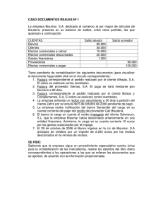 CASO DOCUMENTOS REALES Nº 1 La empresa Bisumar, S.A