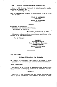 Ley No 8.767 - Cámara de Telecomunicaciones del Uruguay