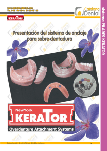 Catálogo sistema de anclajes KERATOR