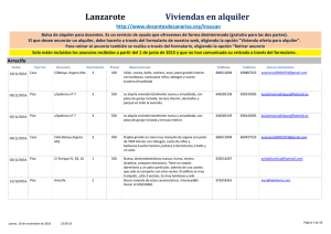 Viviendas en alquiler Lanzarote - docentes de canarias