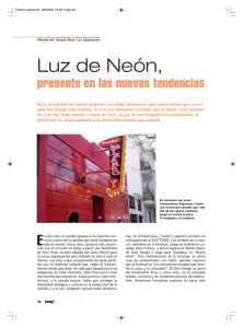 Luz de Neón, - Revista Letreros