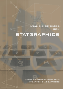 análisis de datos con statgraphics