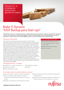 Make IT Dynamic "EASY Backup para Start-ups"