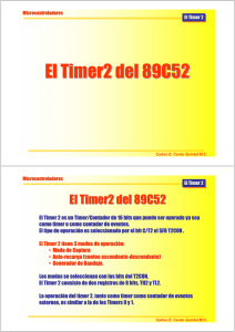 El Timer2 del 89C52