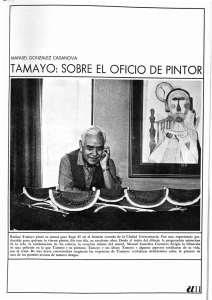 tamayo: sobre el oficio de pintor - Revista de la Universidad de México