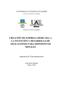 creación de empresa dedicada a la invención y desarrollo de