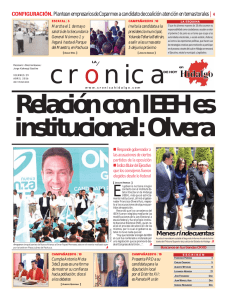 Menes rinde cuentas - La Crónica de Hoy en Hidalgo