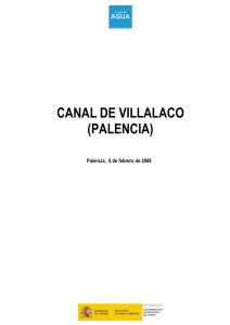 Dossier canal de Villalaco
