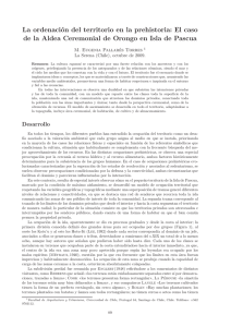 El caso de la Aldea Ceremonial de Orongo en Isla de Pascua