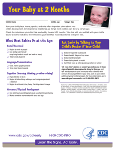 Your Baby at 2 Months - El Paso County Public Health