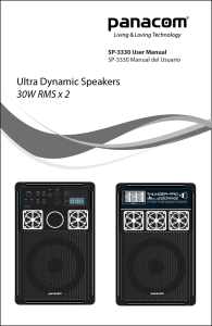 Ultra Dynamic Speakers 30W RMS x 2