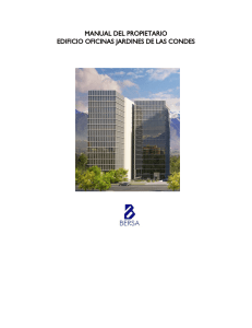 manual del propietario edificio oficinas jardines de las condes