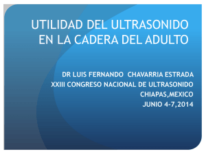 utilidad del ultrasonido en la cadera del adulto