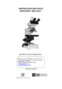 Manual microscopio MX-T