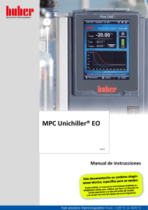 Manual de instrucciones MPC Unichiller EO, es