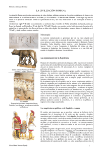 la civilizacin romana - Liceo Marta Donoso Espejo