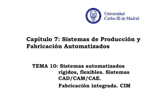 Tema 10 Sistemas de fabricación automatizados