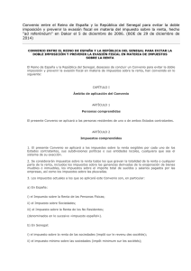 CONVENIO ENTRE ESPAÑA Y SENEGAL