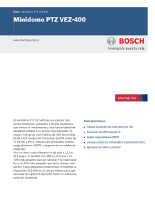 Minidomo PTZ VEZ-400 - Bosch Security Systems