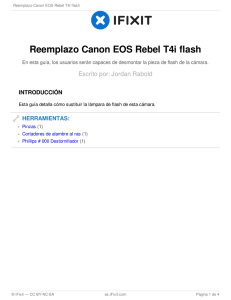 Canon EOS Rebel T4i Flash Replacement
