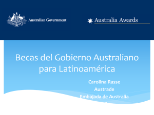 Becas del Gobierno Australiano para Latinoamérica