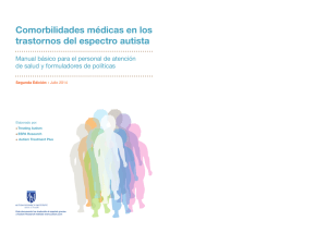 Comorbilidades médicas en los trastornos del espectro autista