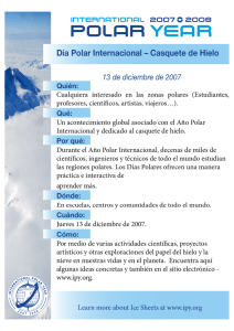Día Polar Internacional – Casquete de Hielo