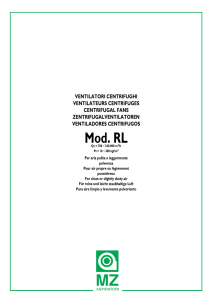 Mod. RL - CIMI ventilatori