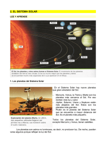 2. el sistema solar - IES Dolmen de Soto