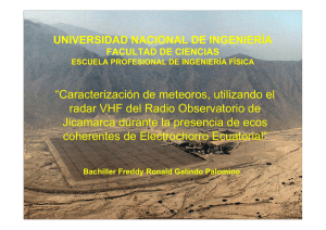¿Que es un meteoro? - Radio Observatorio de Jicamarca