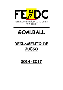 Reglamento juego goalball 2014_2017