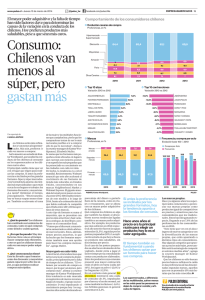 Consumo: Chilenos van menos al súper, pero gastan más