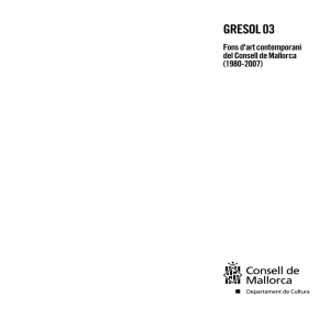 GRESOL 03 Fons d`art contemporani del Consell de Mallorca