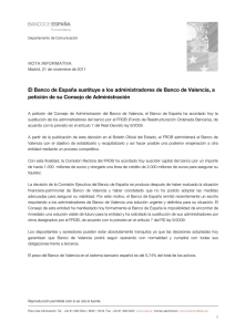 El Banco de España sustituye a los administradores de Banco de