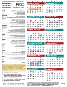 Calendario 2016-2017 - Fort Bend ISD / Homepage