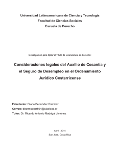 Consideraciones legales del Auxilio de Cesantía y el Seguro