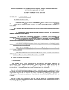 DS 096-2007-PCM - Presidencia del Consejo de Ministros