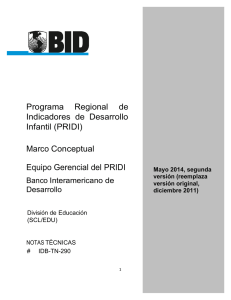 Marco conceptual - Inter-American Development Bank