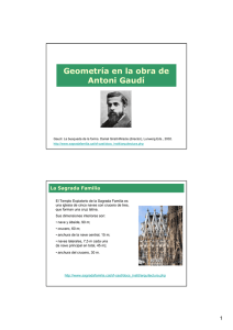 Geometría en la obra de Gaudí