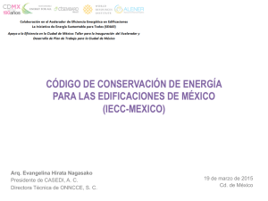 Código de Conservación de la Energía para Edificaciones
