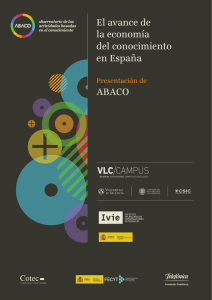 El avance de la economía del conocimiento en España ABACO