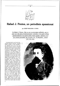 Rafael J. Penina, un periodista apassionat