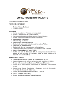 Presidente - Corte de Cuentas de La Republica de El Salvador