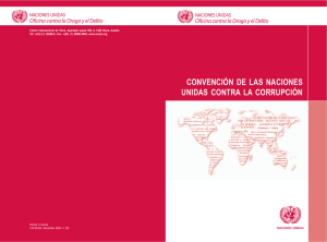 Convención de las Naciones Unidas contra la Corrupción