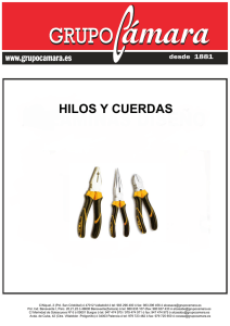 HILOS Y CUERDAS