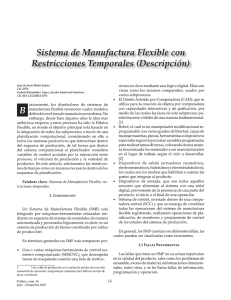 Sistema de Manufactura Flexible con Restricciones Temporales