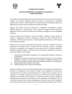 7mo Informe de actividades - Psicología-UNAM