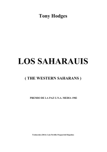 Los saharauis - Pensamiento Crítico