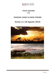 Kenia 11-18 Agosto 2016